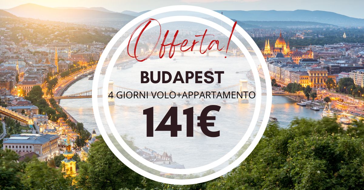 Quattro giorni alla scoperta di Budapest a 141 euro volo + appartamento